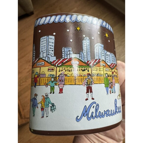 2018 Milwaukee German Christkindl Market Mug Cup Ceramic Collectible Christmas - Picture 5 of 10